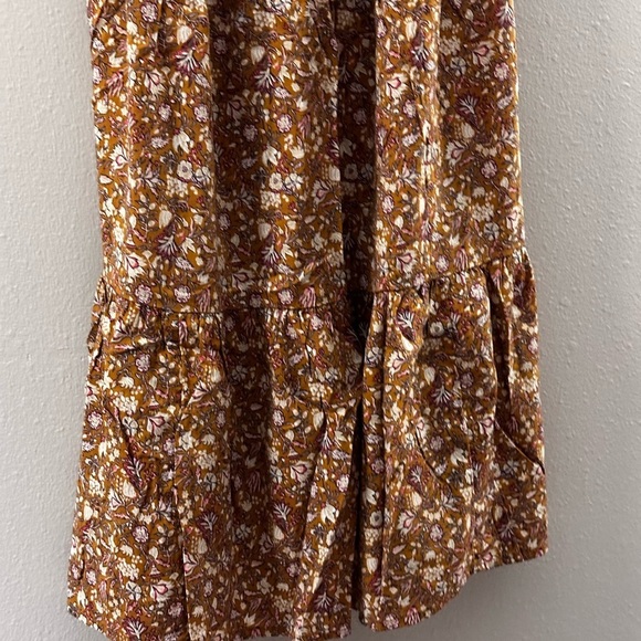 Old Navy Women Brown Tan Floral Print Cami Summer Dress size XS - Picture 3 of 9